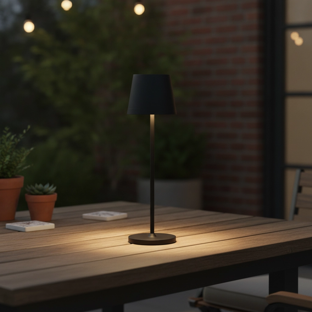 Rechargeable table lamp Seina black