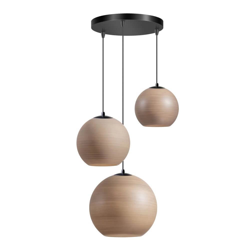 3-light pendant lamp Orb Saturn round with unique effect ETH 8720195309291