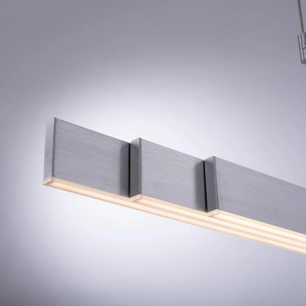 LED hanging lamp Pure-Moto brushed metal Paul Neuhaus 4012248363775