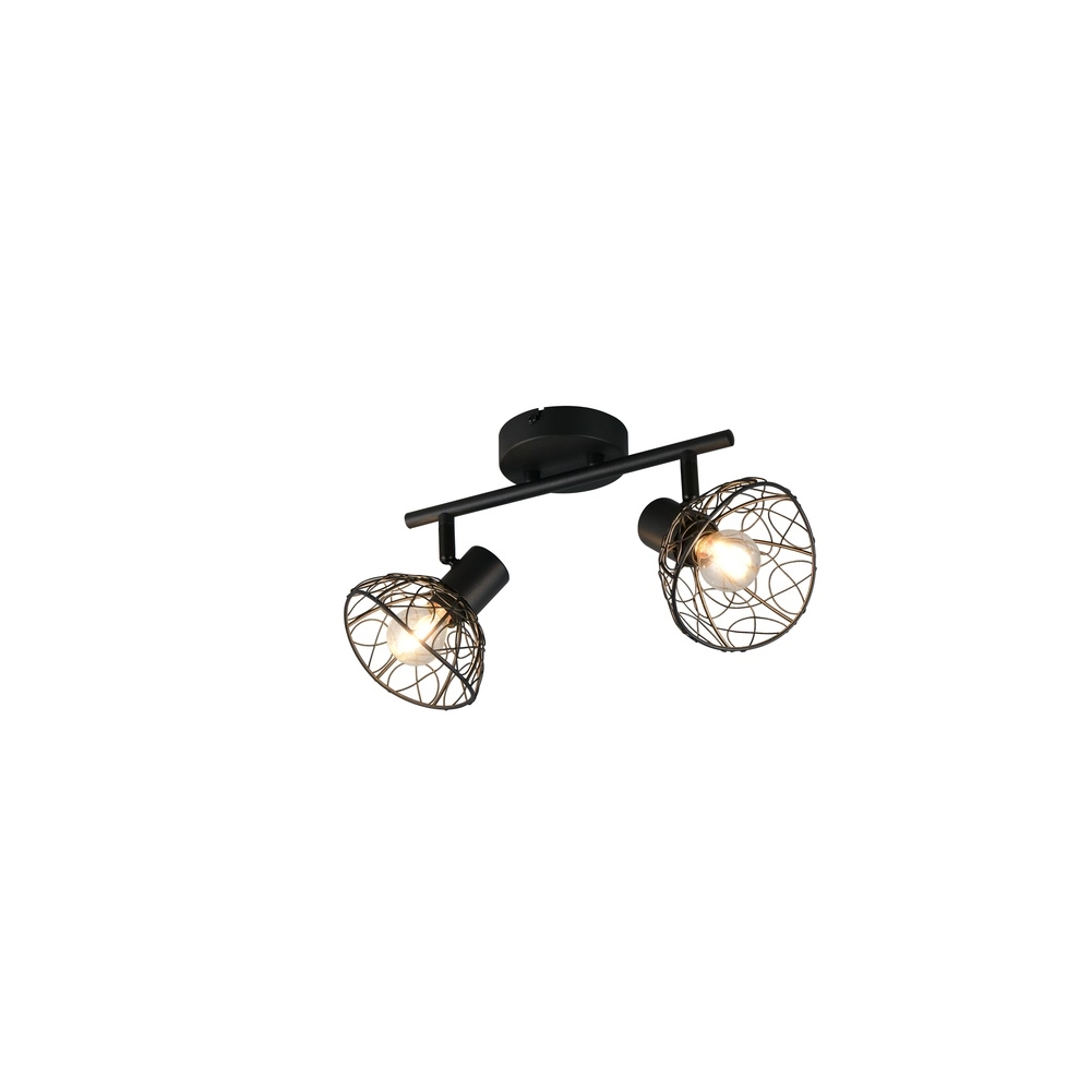 Ceiling lamp Yako Double Black Trio 4017807670936