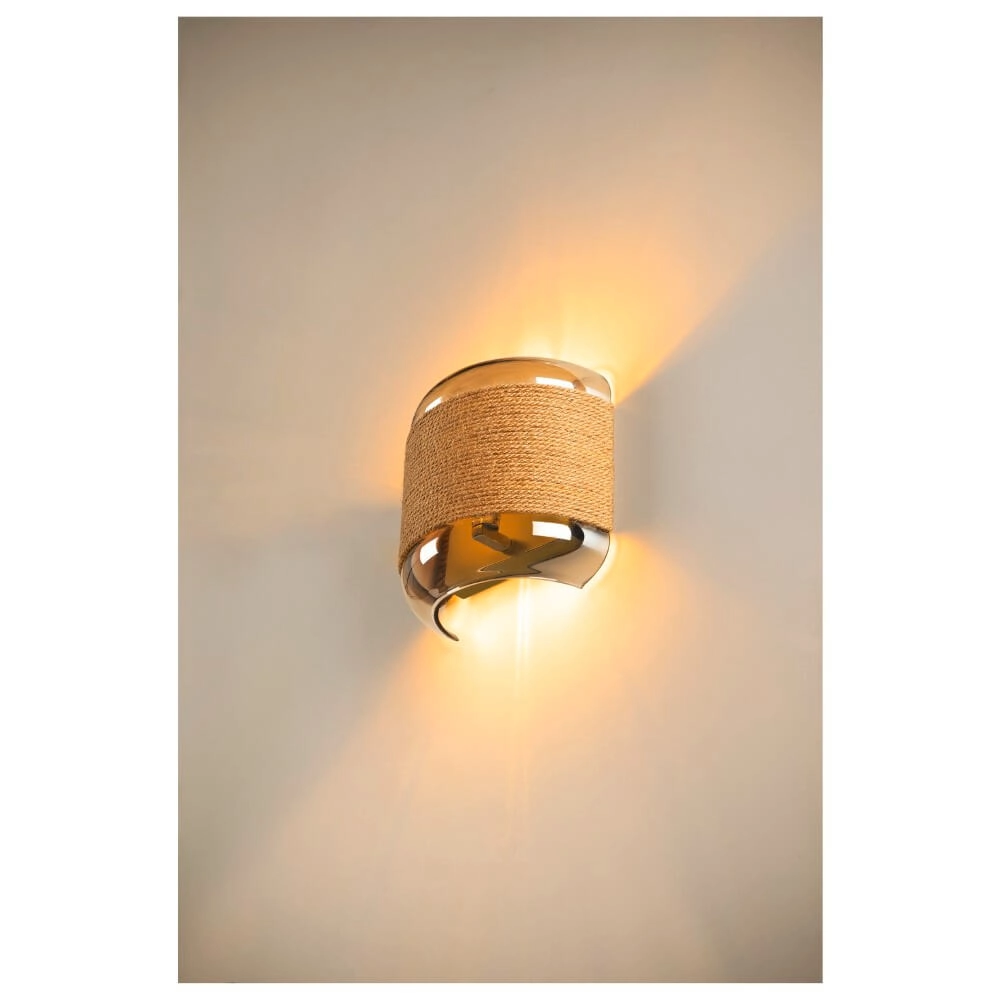 Bedroom wall lamp Pantilo Rope gold SLV 4024163280860