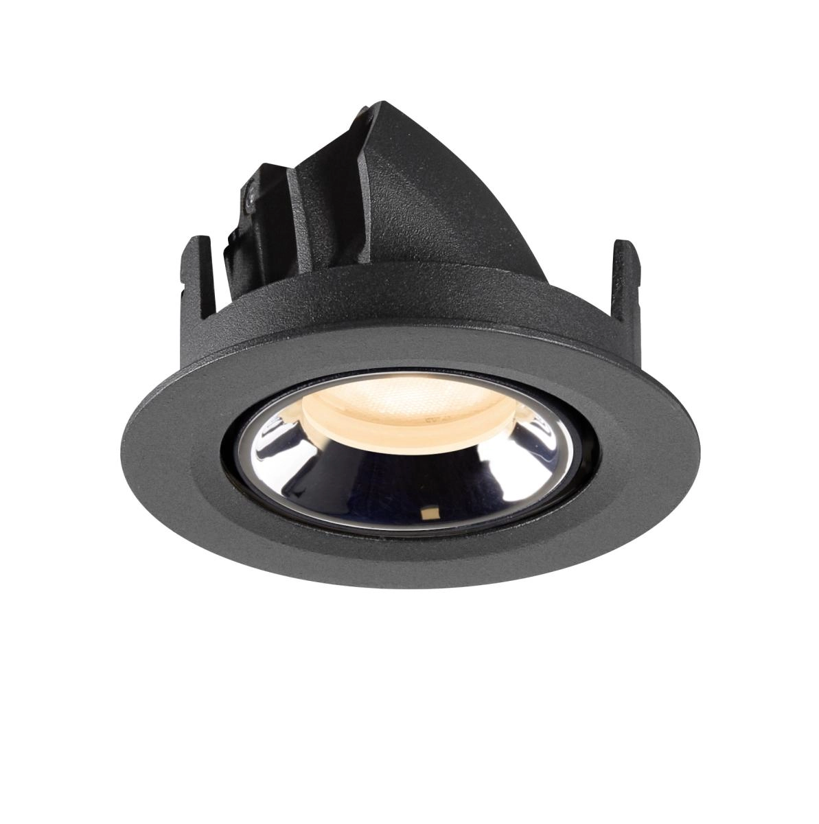Recessed spotlight Numinos Gimble XS black/chrome 2700K - 55deg SLV 4024163307208
