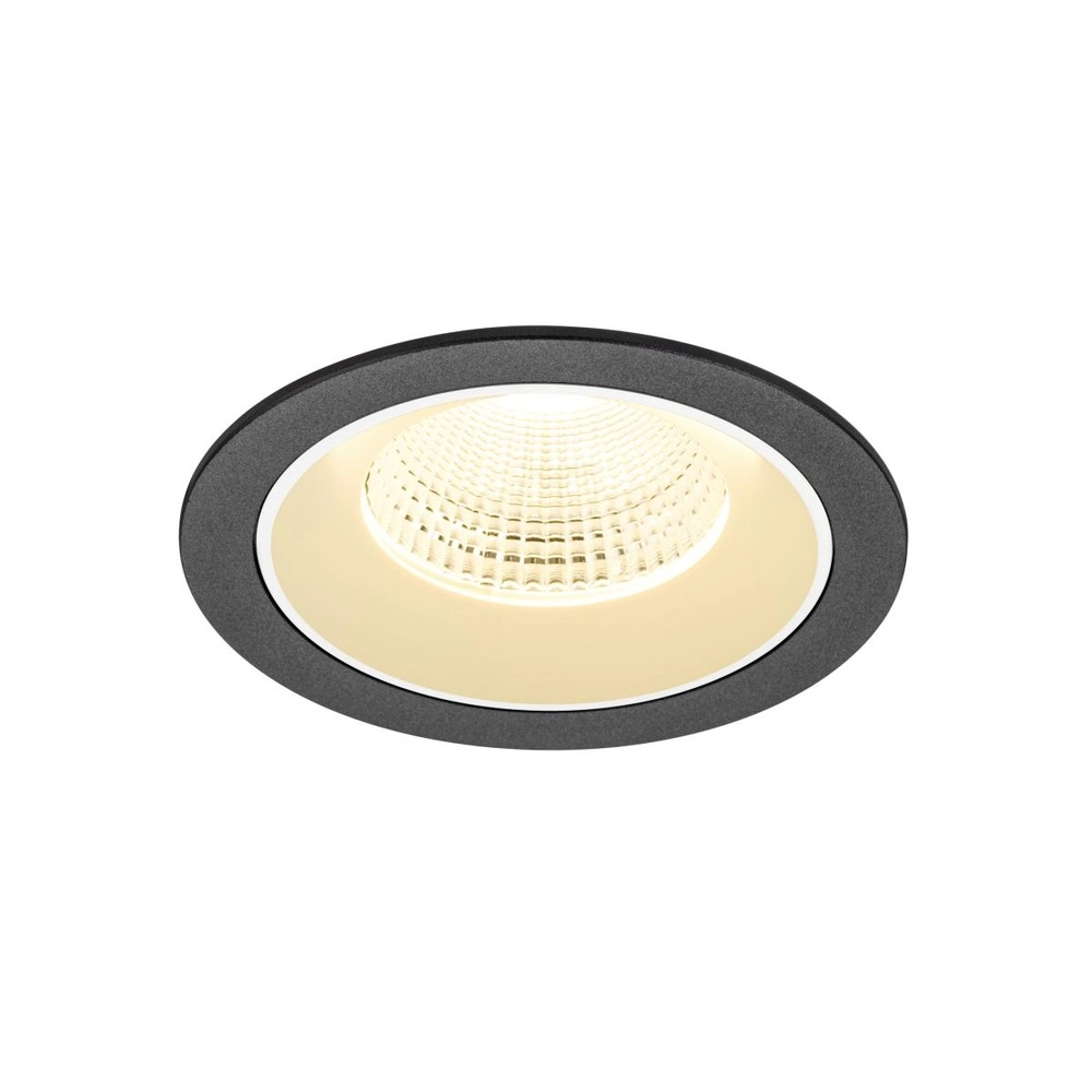 Recessed spotlight Numinos L black/white 3000K - 55deg