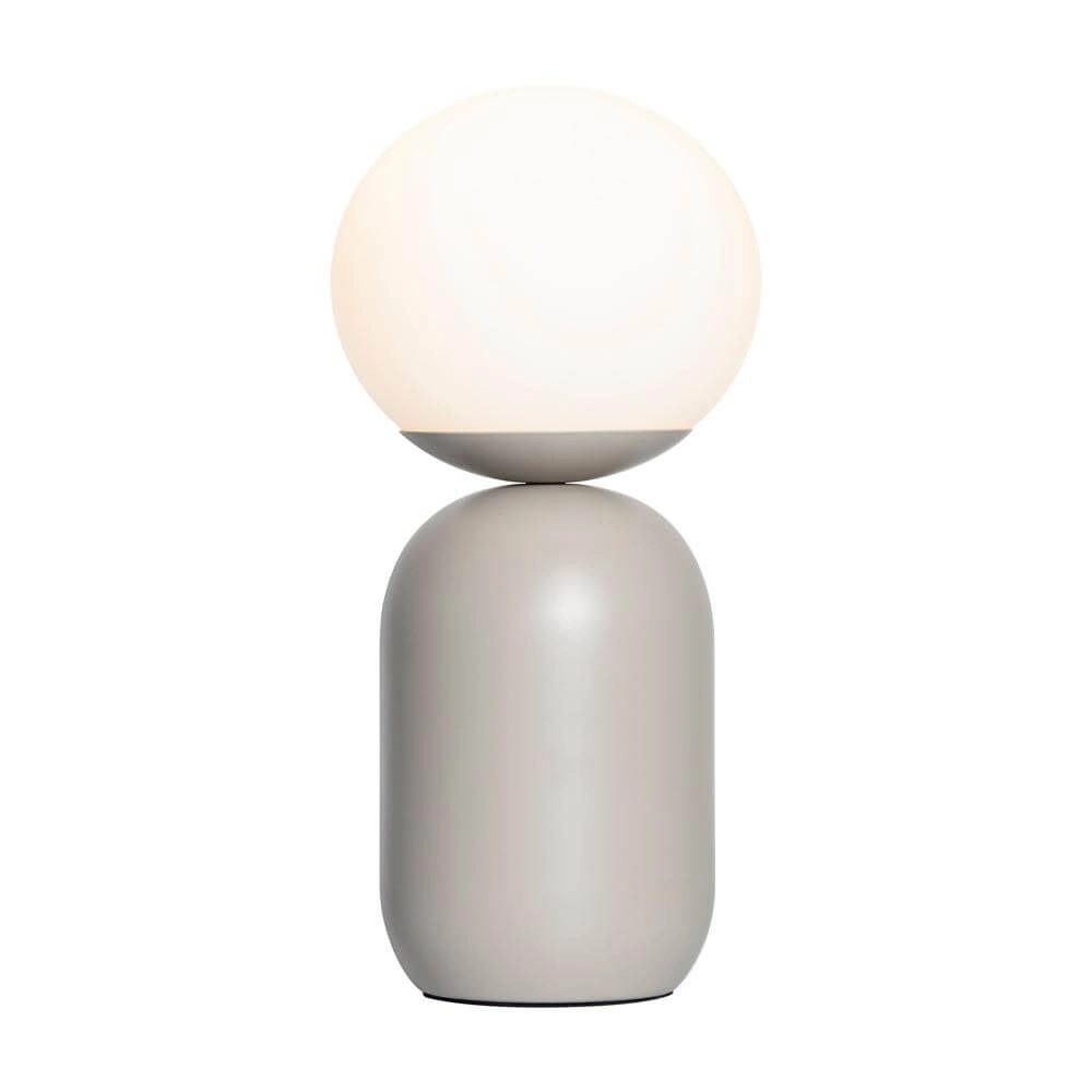 Table lamp Notti Grey with white
