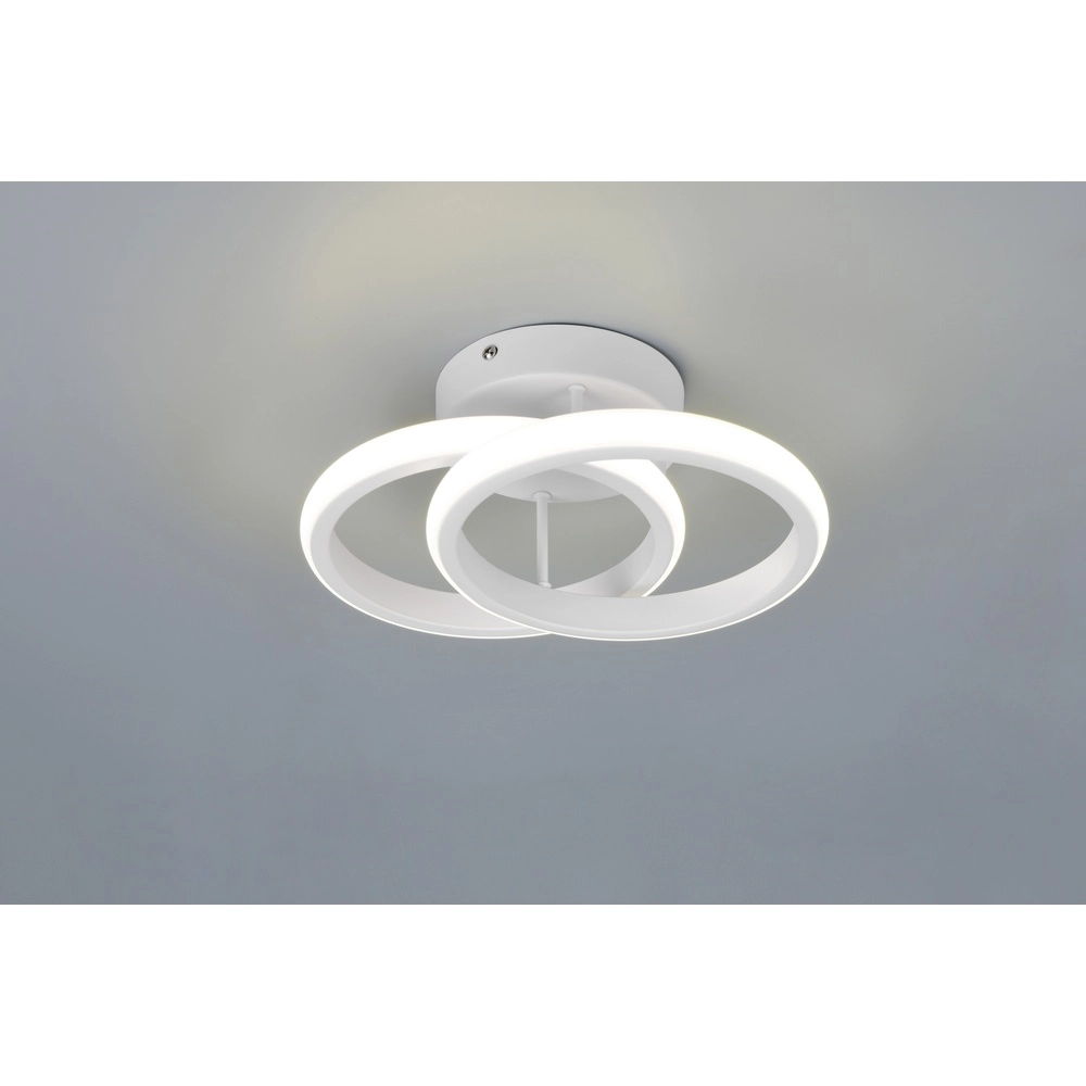 White ceiling lamp Kasia Round design Trio 4017807653830