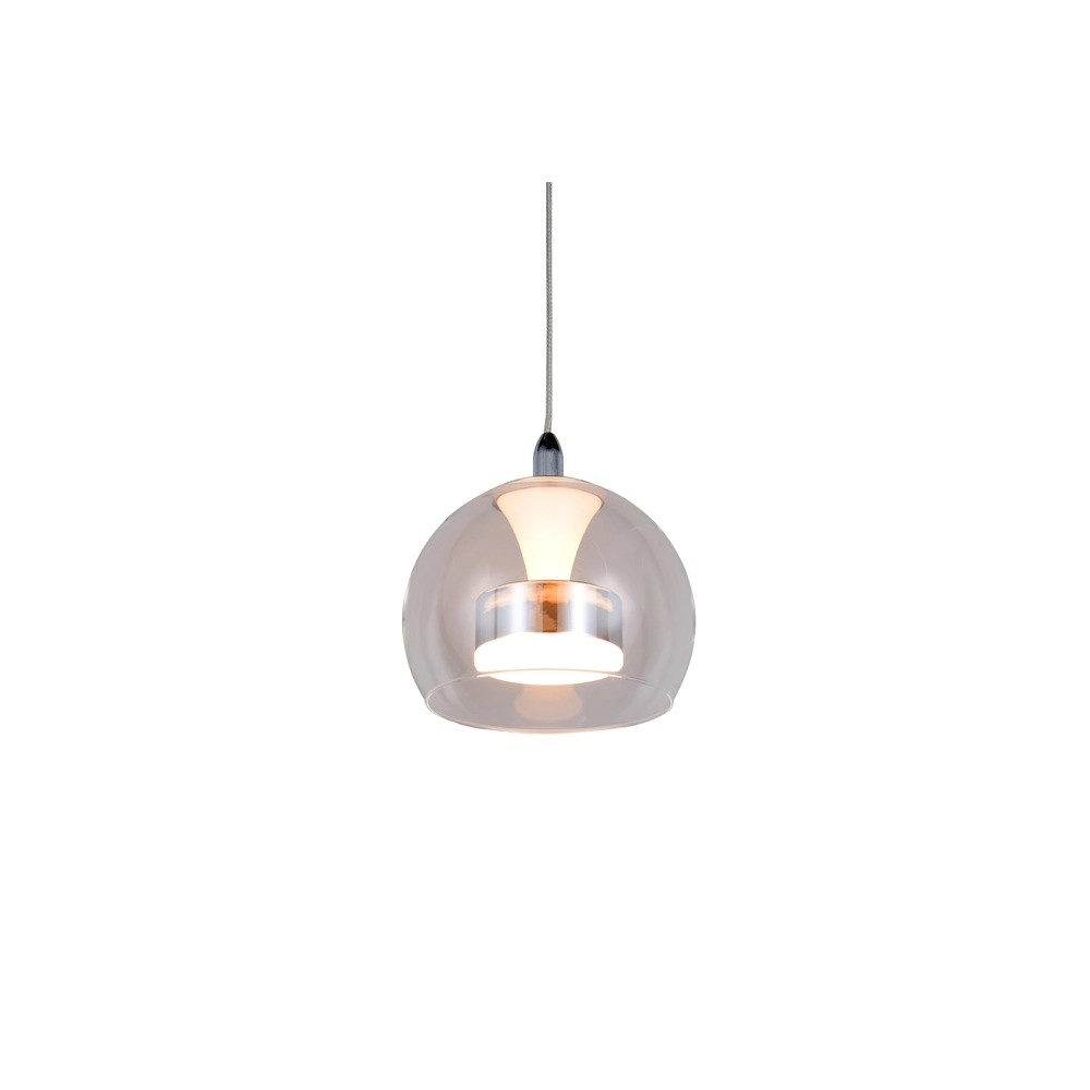 Pendant lamp Flynt only chrome Trio 4017807670981