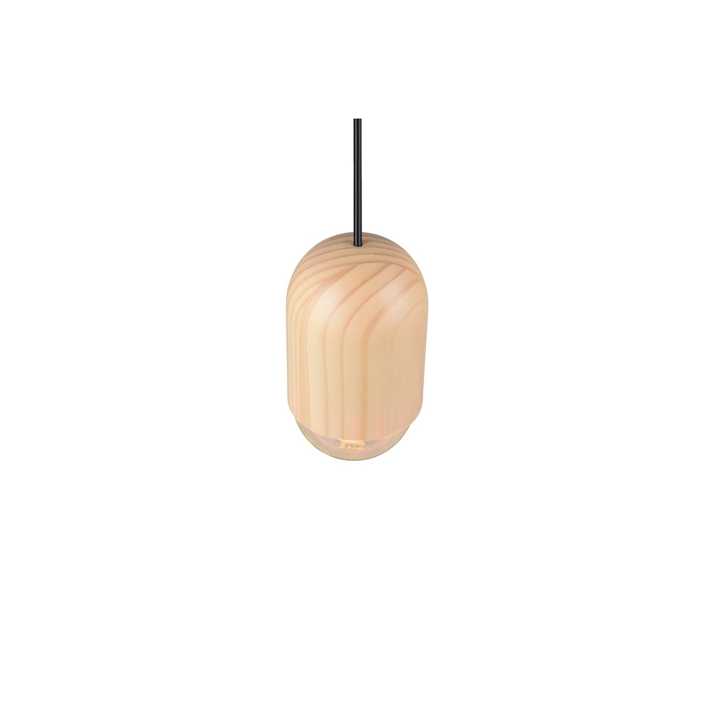Unique pendant lamp Nara wood Ø 10.5cm Trio 4017807661750