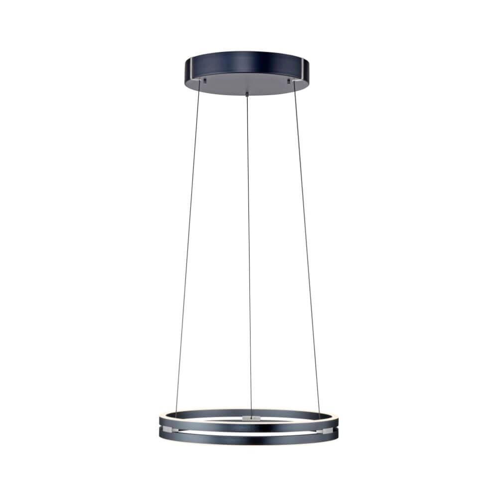 Sleek hanging lamp Pure E-Loop gray Paul Neuhaus 4012248372258