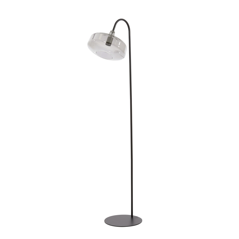 Glass floor lamp Solna Black Light & Living 8717807696566