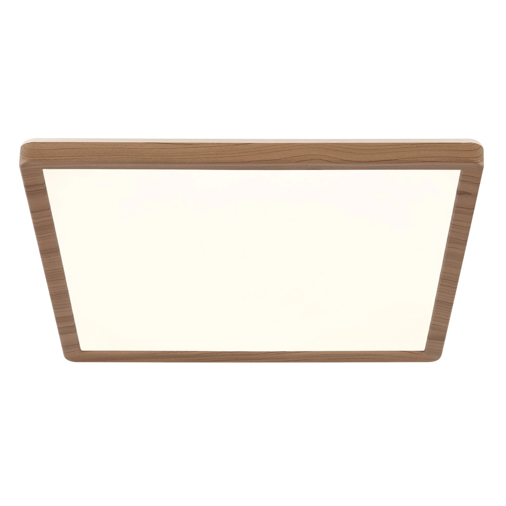 Ceiling light Sapana square 29.4cm wood Globo 9007371448432