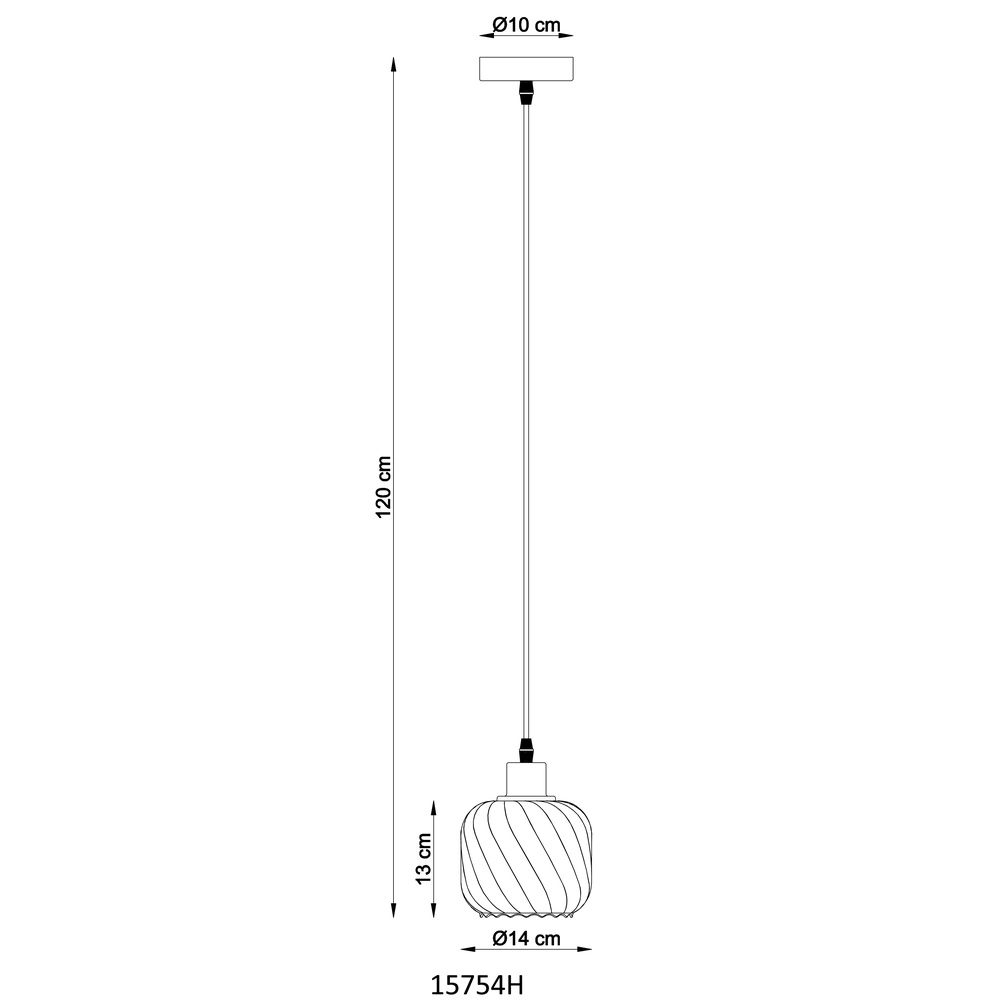 Design pendant lamp Xia Black Globo 9007371515141