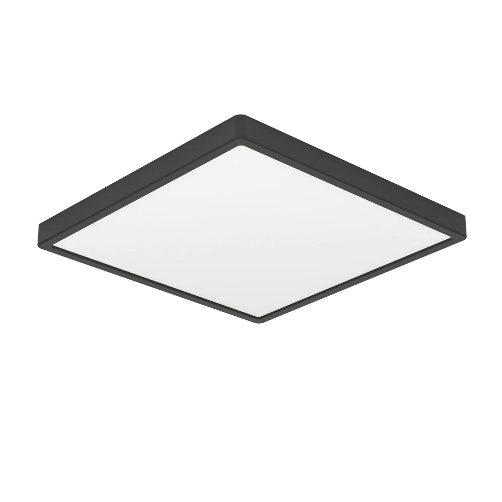 Ceiling light IP44 Fueva 6 Square - Black - 15x15cm Eglo 9008606330331