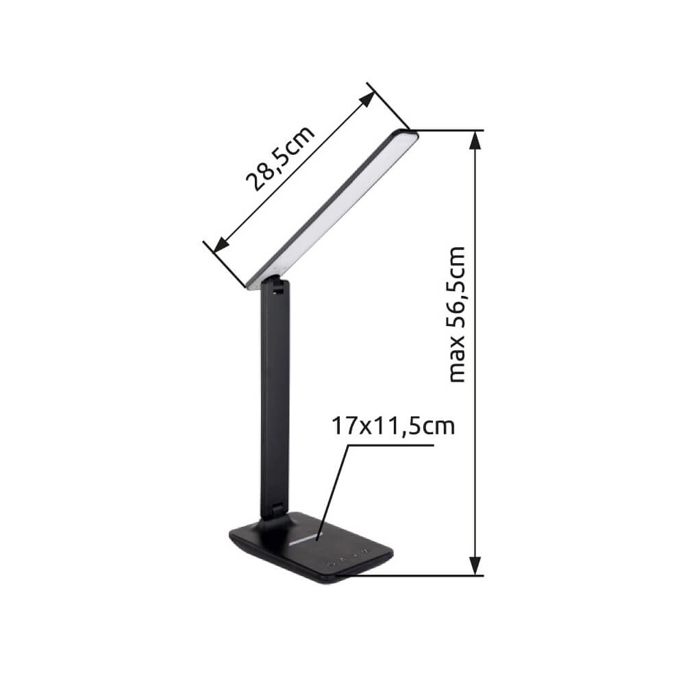 Desk lamp Bulla black Globo 9007371409051
