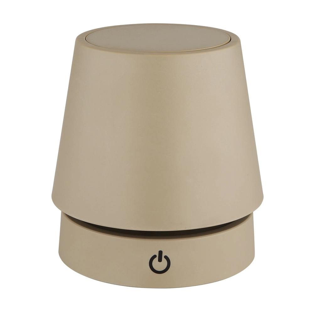 Modern table lamp Carlos Sand Brown Rechargeable Globo 9007371453061