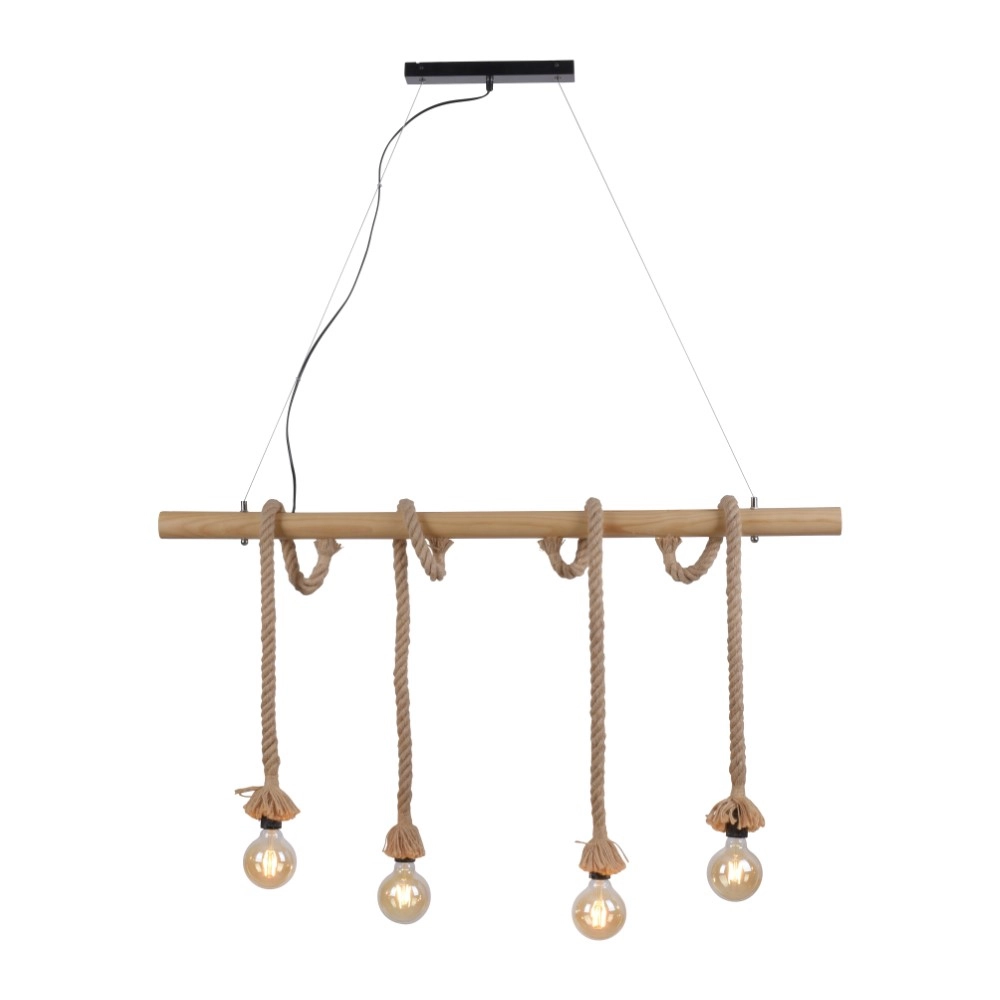 Dining room rope lamp Rope Just Light 4043689963132