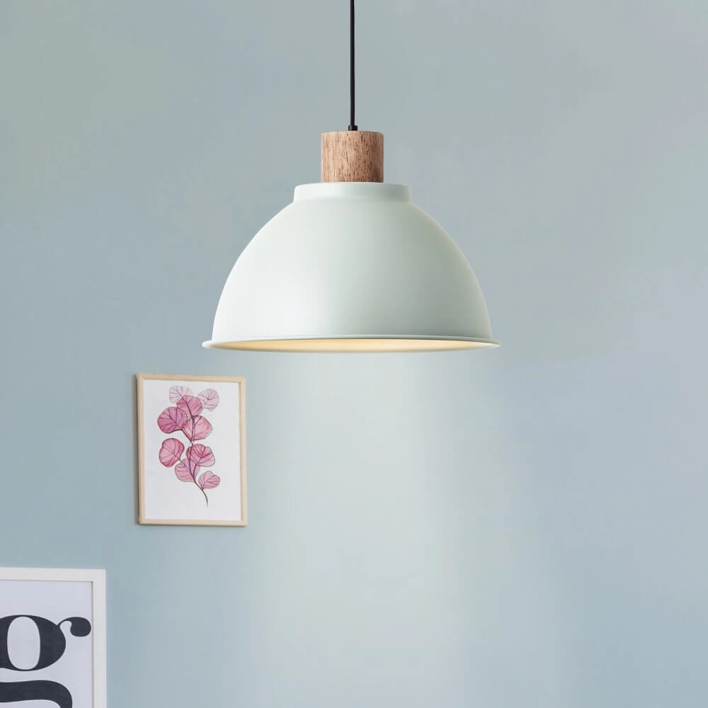 Pendant lamp Erena Ø 38cm green Brilliant 4004353413049
