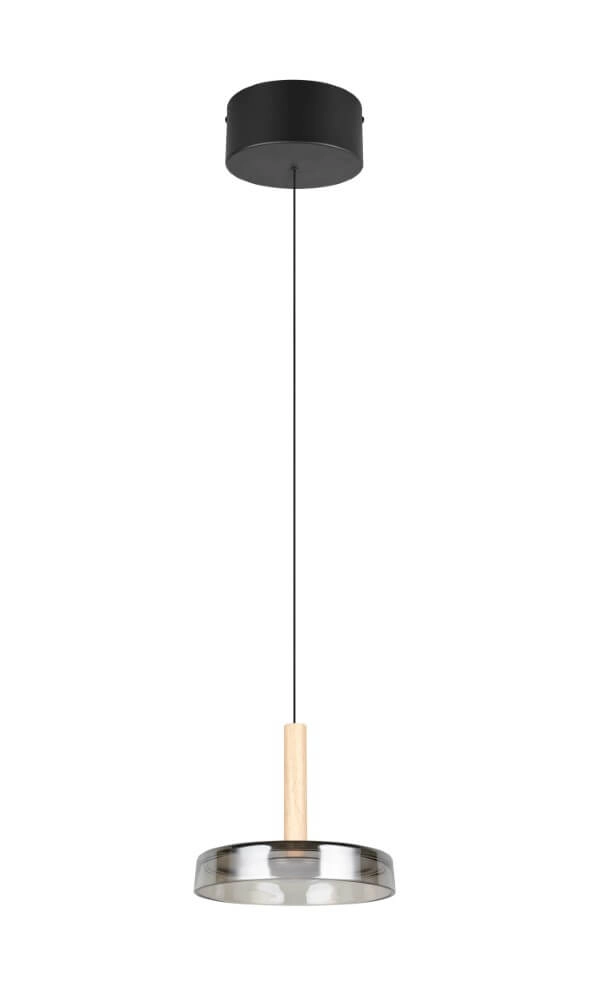 Led pendant light Celeste Ø 22cm - smoke glass Trio 4017807616880