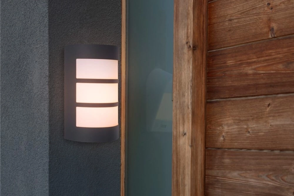 Anthracite wall lamp Nila design Lutec 6939412015385
