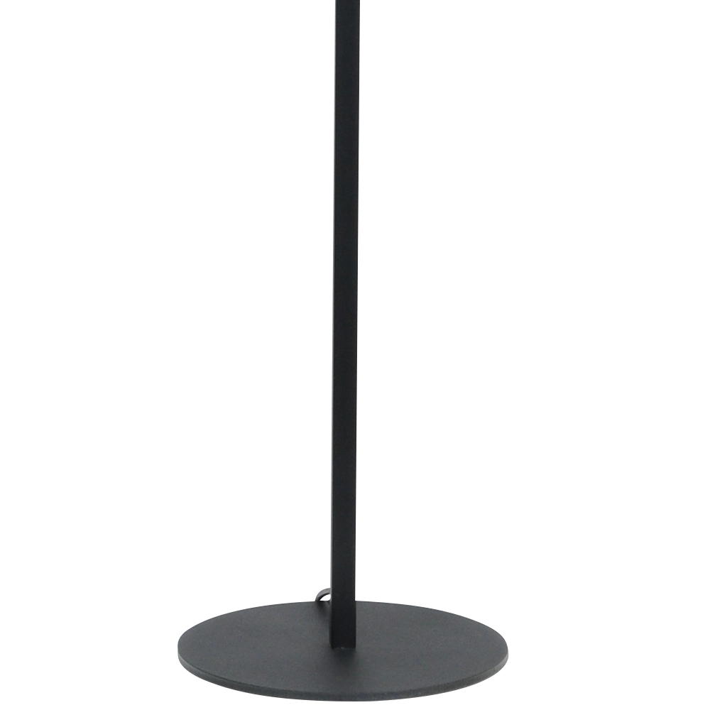 Black floor lamp Venus 150cm with Flower lampshade Masterlight 8718121206400