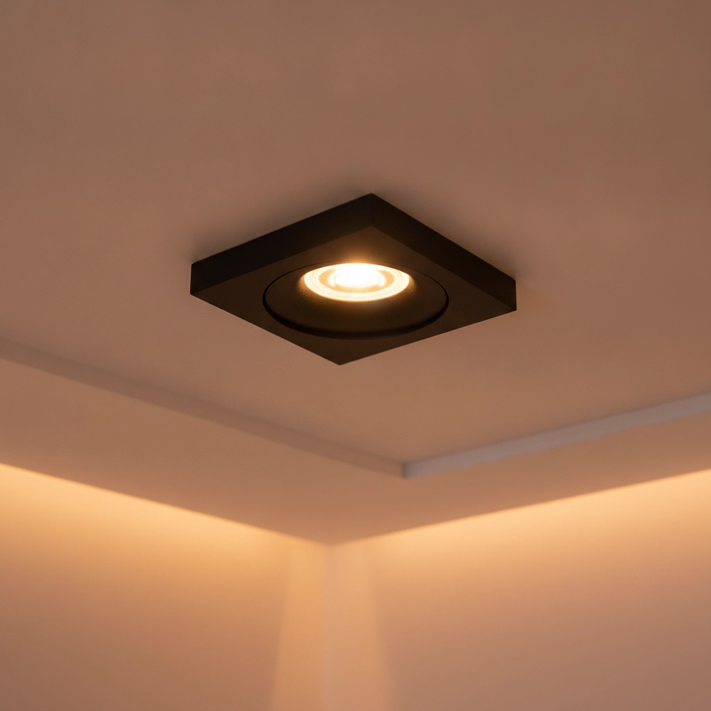 GU10 recessed spot Downel black