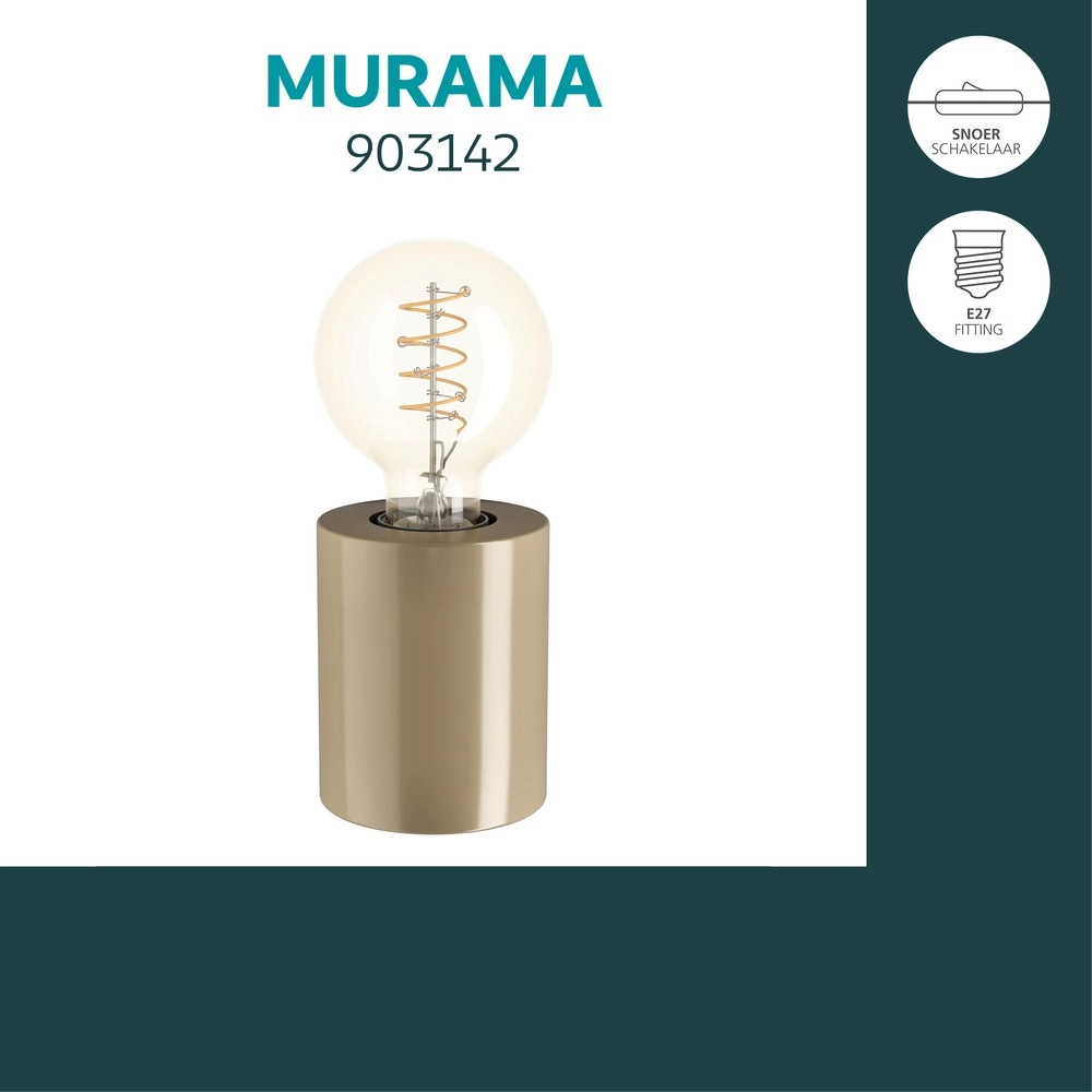 Table lamp Murama sand brown