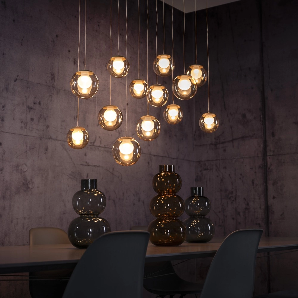 13-light pendant lamp Pure Popup Bronce Paul Neuhaus 4012248398319