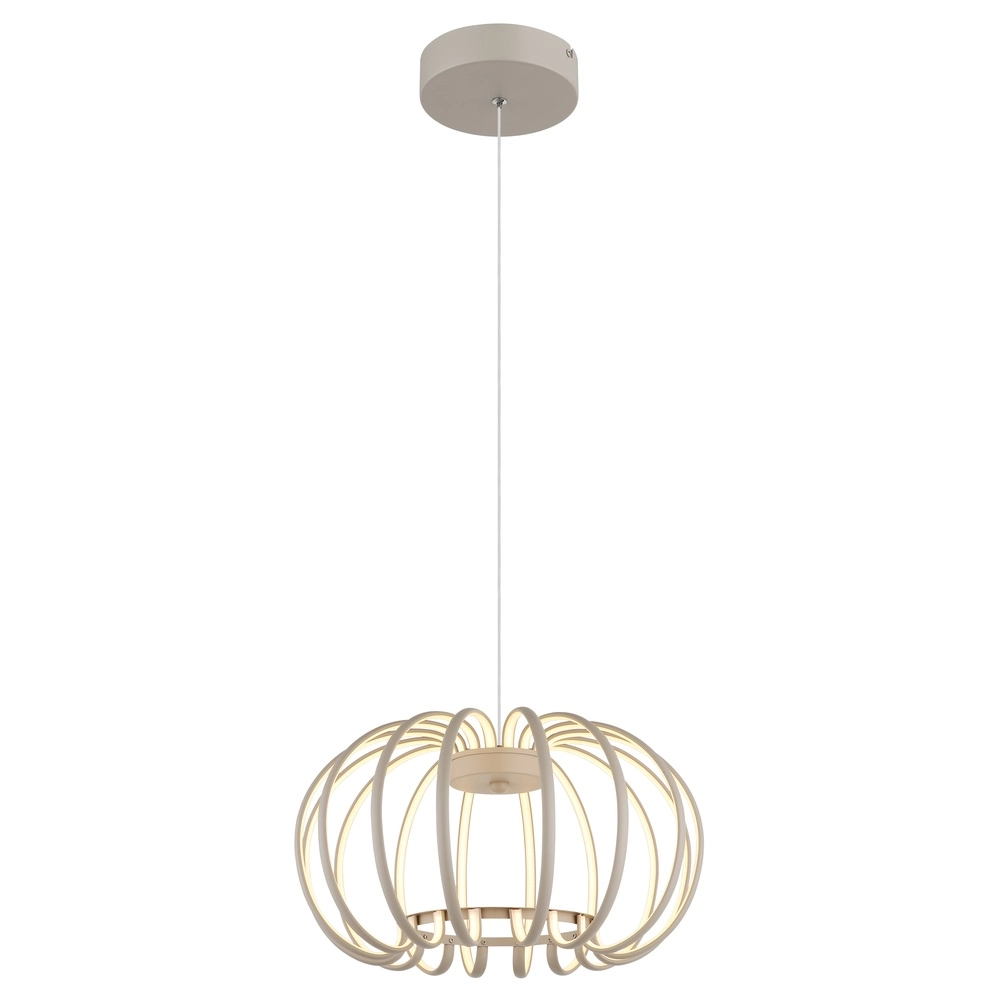 Pendant lamp Ribbon sand brown