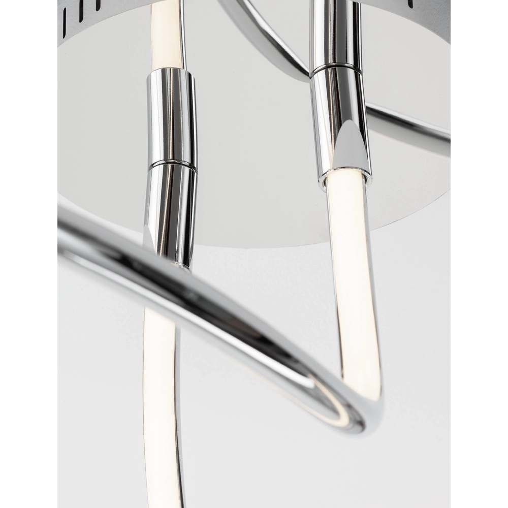 Ceiling lamp Fungo Curl chrome Lyora 5212017419873