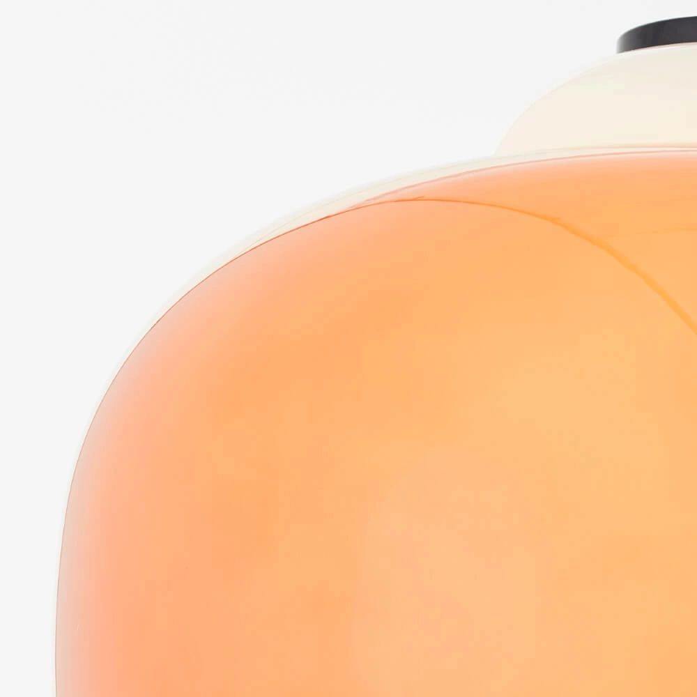 Pendant lamp Blop orange Brilliant 4004353413346