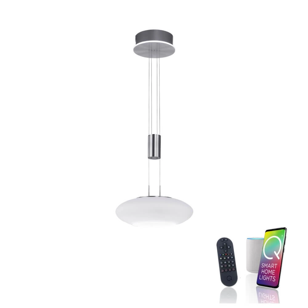 Design pendant lamp Q-Etienne metal Paul Neuhaus 4012248350386
