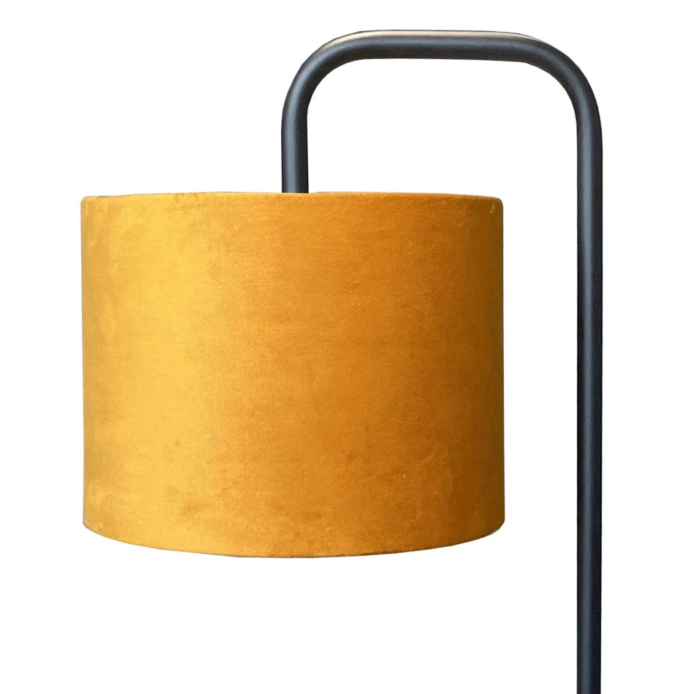 Table table lamp Venus with ocher yellow lampshade Masterlight 8718121251332