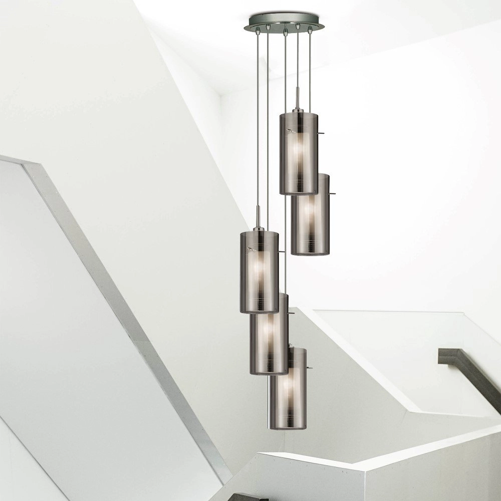 Vide pendant lamp Duo 2 5-light Searchlight 5053423018997