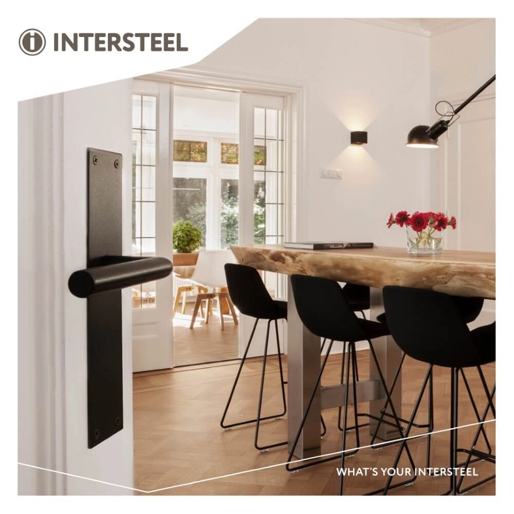 Tight door handle Jura blind black Intersteel 8714186489574