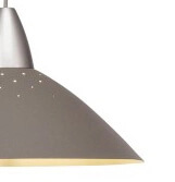 Titanium gray hanging lamp Logo Ø 35cm Brilliant 4004353020285