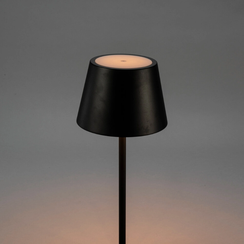 Rechargeable floor lamp Pomezia Medium black KonstSmide 7318307841756