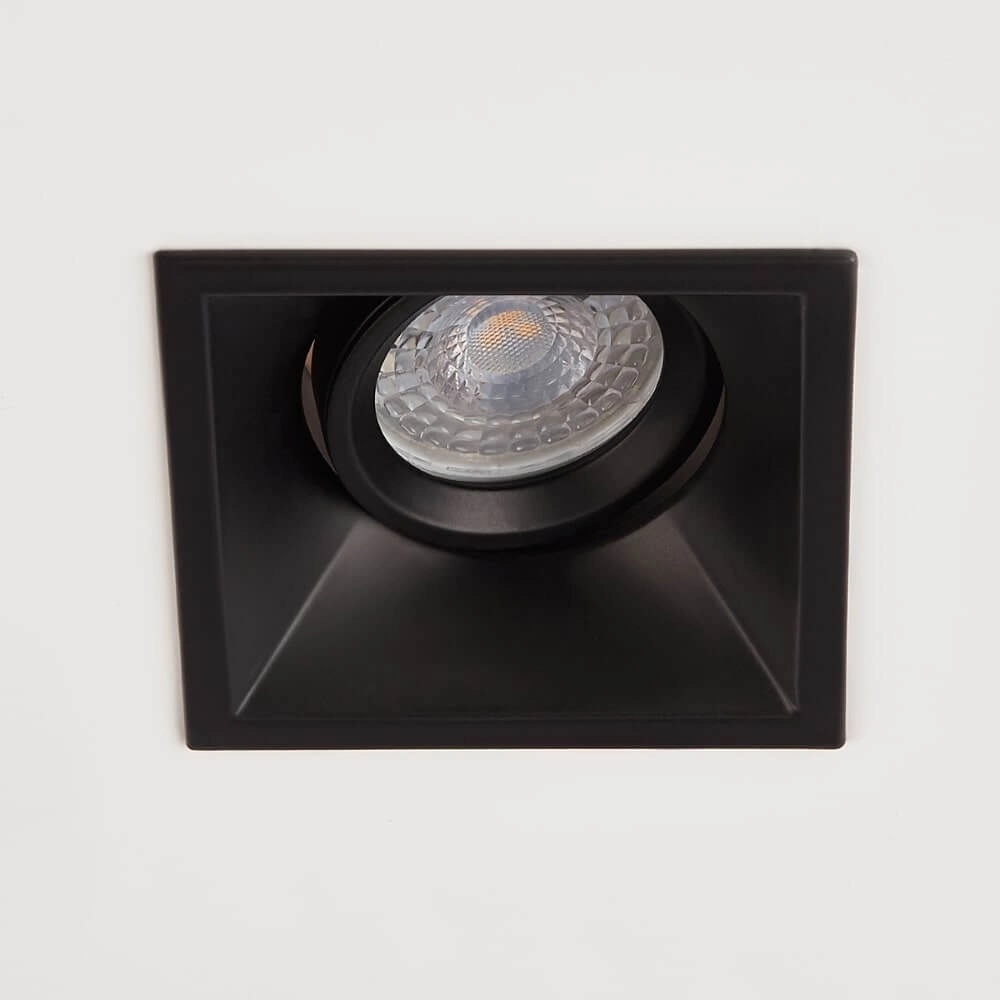 Recessed spotlight Slim Trim Square black Lyora