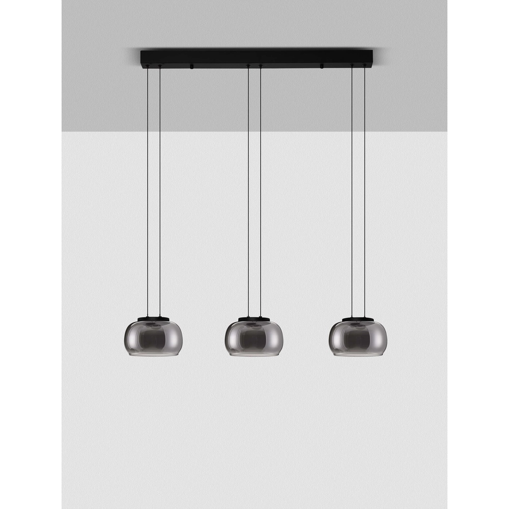 Modern pendant lamp Bios 3-light black Lyora 5212017458520