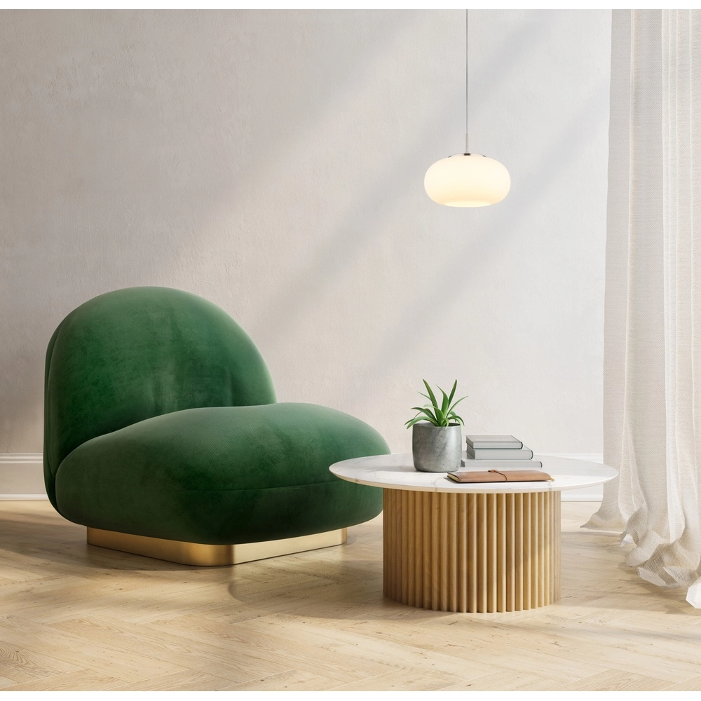 Design pendant lamp Quintara Single nickel Globo 9007371465323