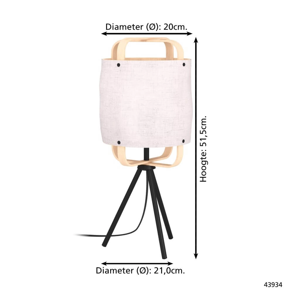 Scandinavian table lamp Surfleet Eglo 9002759439347