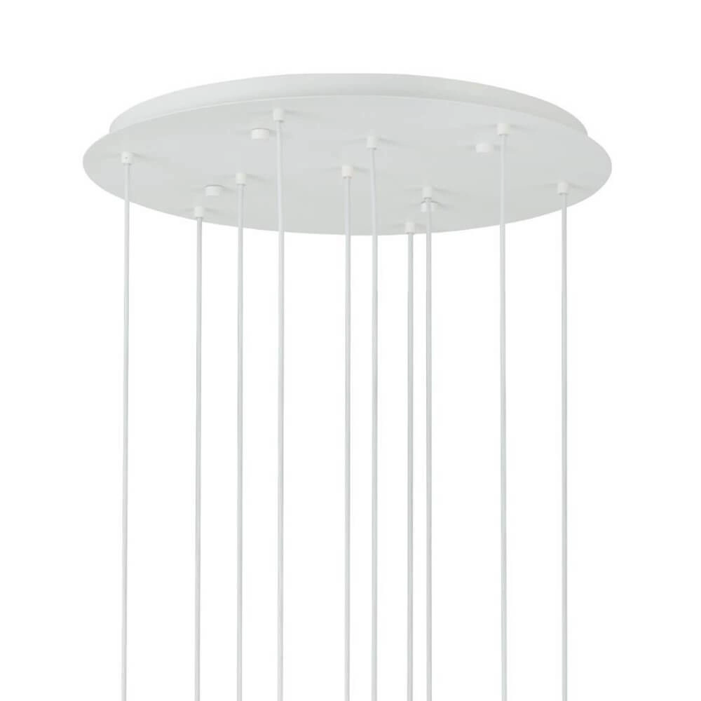 White round hanging lamp Bernabeta 10 lights Stars of Light 9002759397043