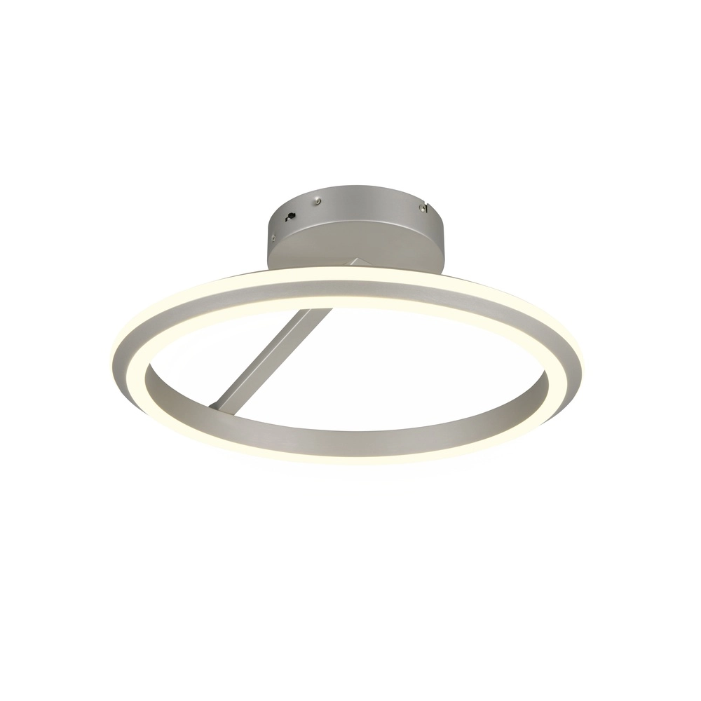 Round ceiling lamp Amador nickel