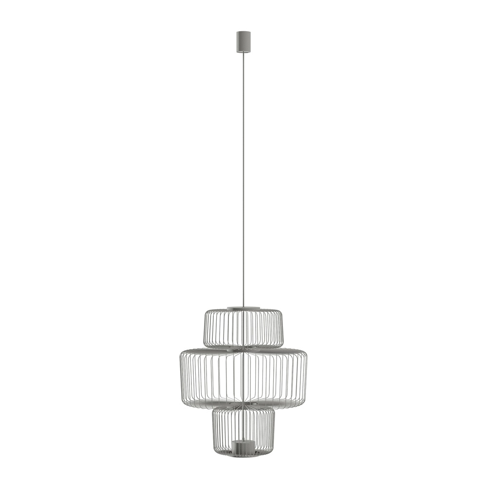 Cage lamp Nome umbra grey Ø 49cm