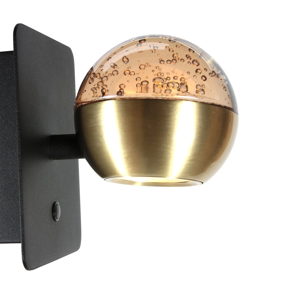 Led wall lamp Belluno brass with glass - dimmable Steinhauer 8712746183931
