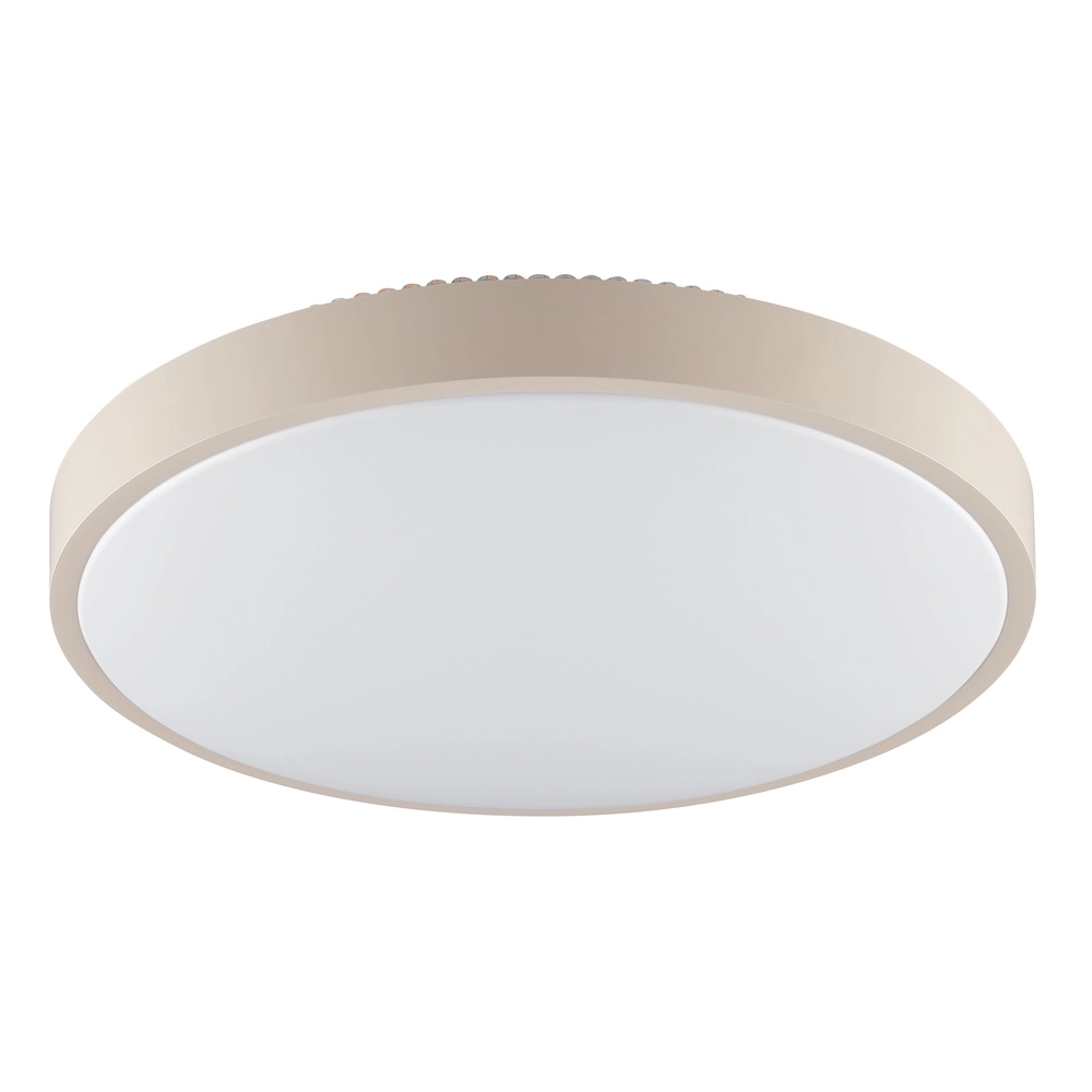 Ceiling light Solistra sand brown with white Ø 44,5cm