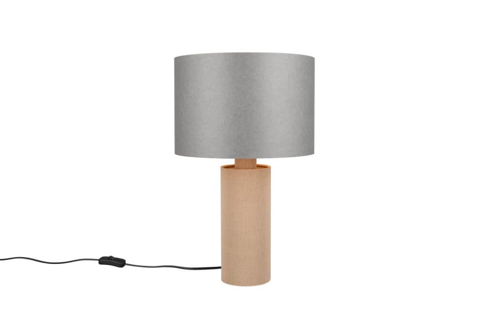 Bamboo table lamp Canio Ø 30cm Trio 4017807625936