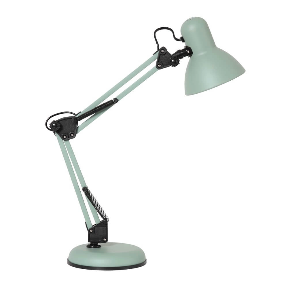 Retro desk lamp Study pastel green