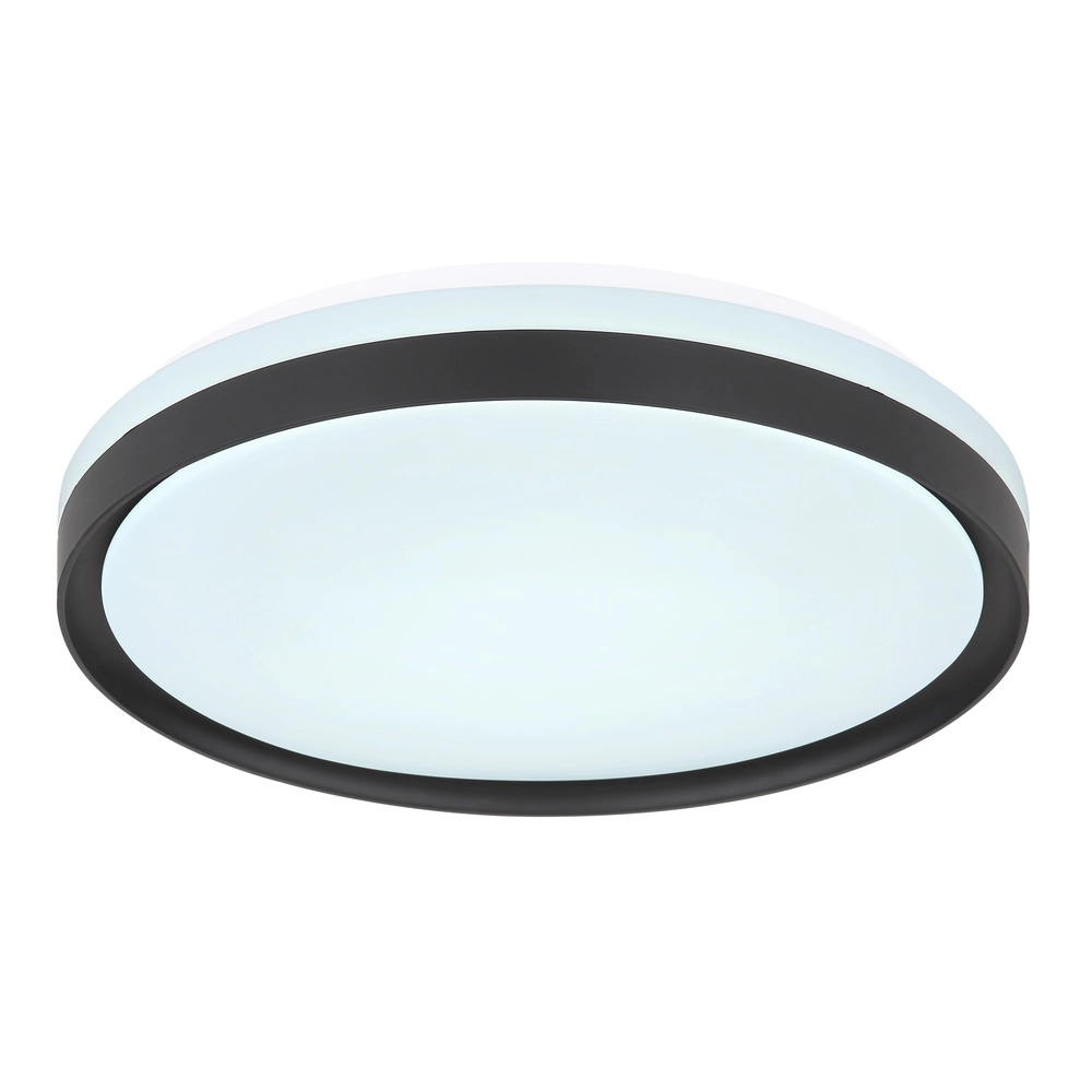 Ceiling light Sonny black with white Ø 39cm Globo 9007371424832