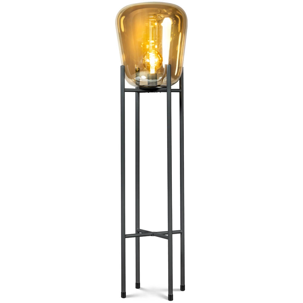 Floor lamp Benn Gold black with gold ETH 8720195303022
