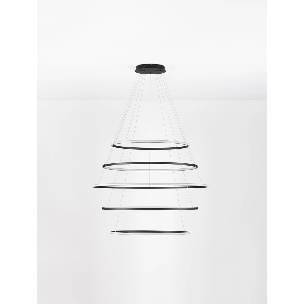 Design pendant lamp Maelo black Ø 120cm Lyora 5212017479730