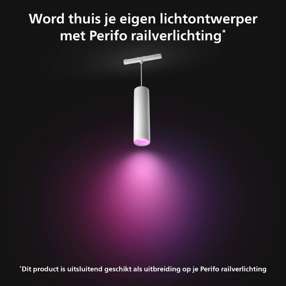 Hue Perifo - White and color extension hanging lamp white Philips 8719514407503
